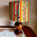 Iris et hortense-véronique Martin-Abatjour patchwork